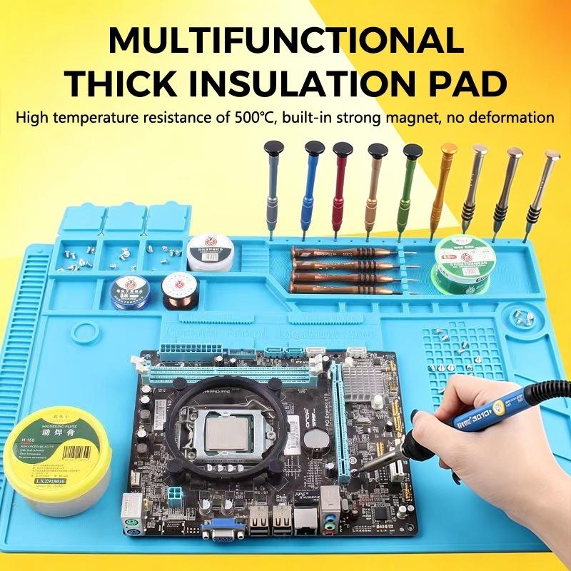 Electronics Repair Mat - Tapete Magnético Antiestático de Silicone para