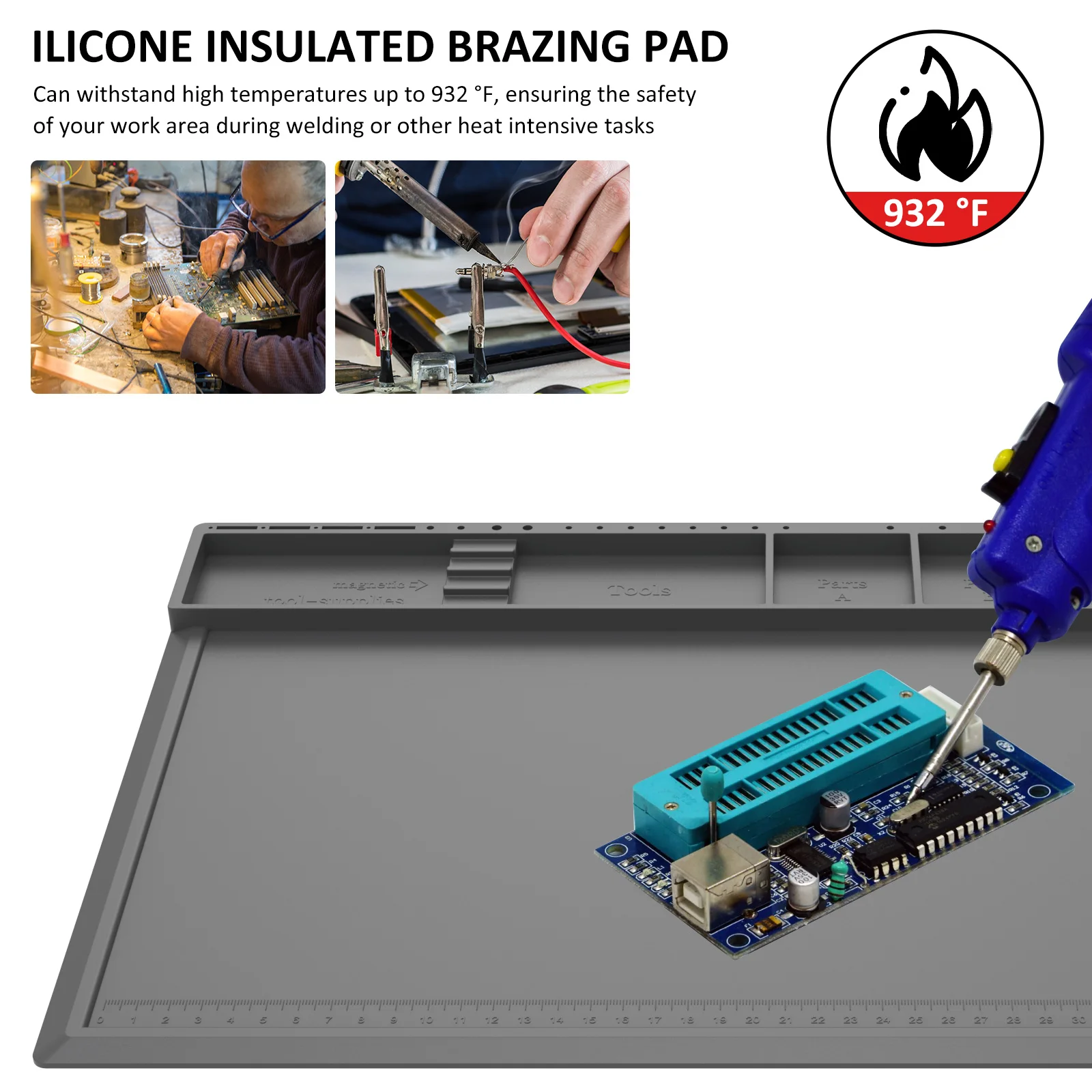 Almofada de reparo de trabalho - Electronics Repair Mat avaliação e preço