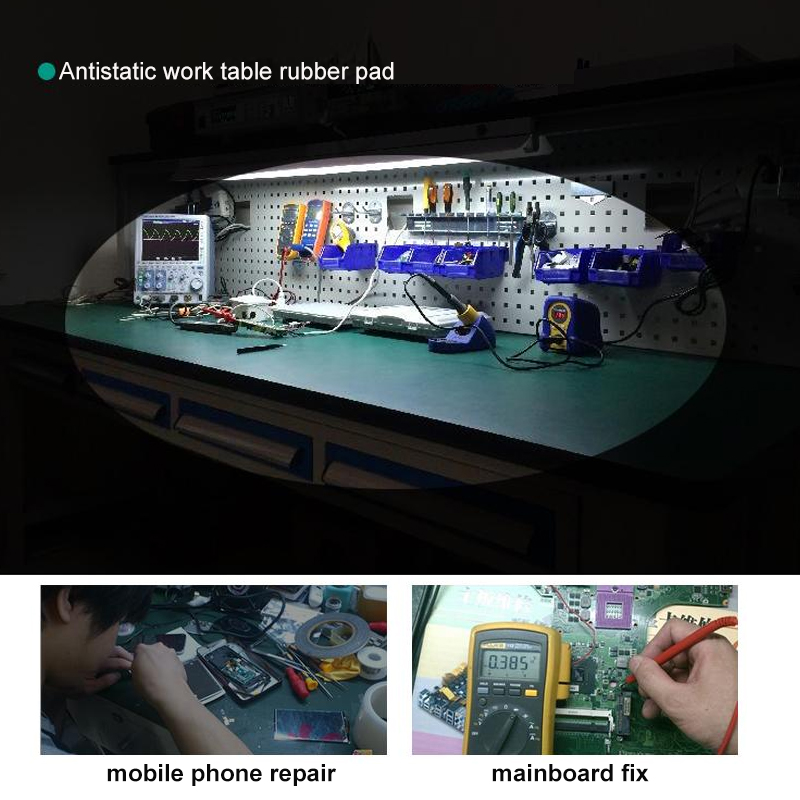 Tapete de trabalho de mesa de  - Electronics Repair Mat avaliação e preço