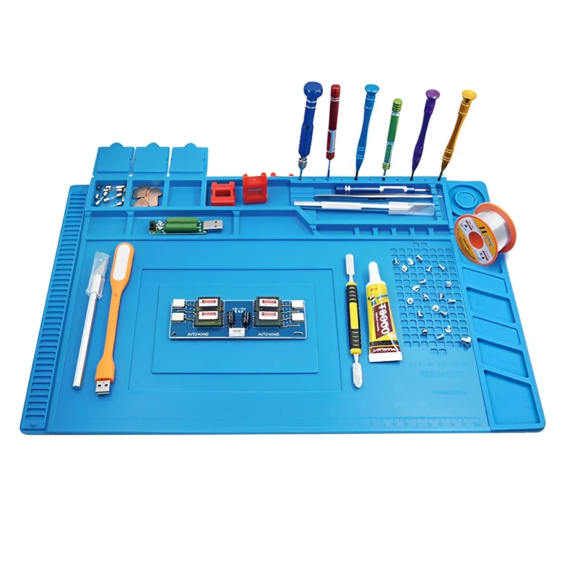 Tapete de solda de silicone es - Electronics Repair Mat avaliação e preço