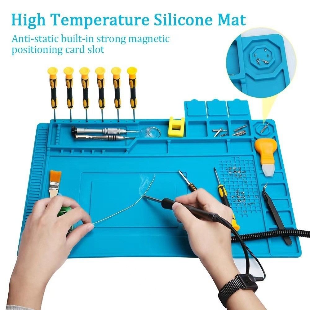Estação de solda de silicone e - Electronics Repair Mat avaliação e preço